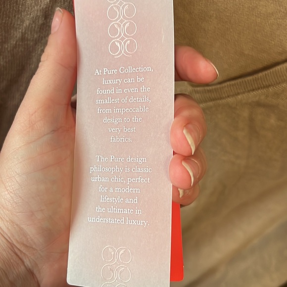 PURE Collection cotton and linen blend batwing sleeve blouse - Picture 3 of 8